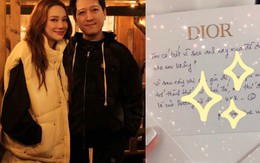 Bức thư Trường Giang viết trên giấy Dior gửi vợ: Suy tính tương lai sau những món quà trăm triệu
