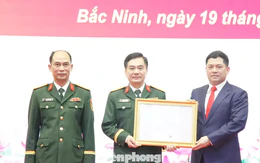 Công bố quyết định của Bộ trưởng Bộ Quốc phòng về công tác cán bộ ở Bắc Ninh