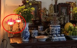 Lời khuyên cho những gia đình đặt đèn trên bàn thờ