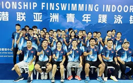 Các kình ngư lặn Việt Nam giành 33 HCV ở giải trẻ châu Á