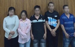 Bắt 5 người tại một công ty, thu giữ 5,7 triệu đồng