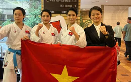 Đội tuyển kata nữ Việt Nam bảo vệ thành công HCV Á vận hội, nhận thưởng lớn