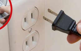 Lời khuyên cho gia đình hay tắt quạt bằng cách rút phích cắm