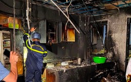 Tình huống 3 mẹ con chạy vào nhà vệ sinh trong vụ cháy chung cư hết sức nguy hiểm