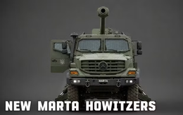 Lục quân Ukraine tạo ra cuộc cách mạng hỏa lực với 200 pháo tự hành Marta