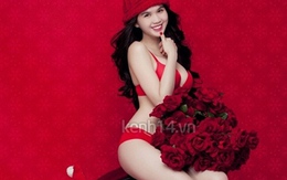 Ngọc Trinh xinh "ngất ngây" trong bộ ảnh bikini đón Noel
