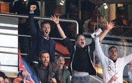 Beckham và các con "sướng phát điên" trước bàn gỡ hòa của PSG