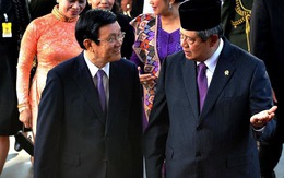 TG 24h qua ảnh: Chủ tịch nước Việt Nam Trương Tấn Sang tại Indonesia