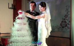 Diễn viên Mai Chi (Bộ tứ 10A8) rạng ngời trong ngày cưới bí mật