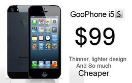 iPhone 5S chưa ra đã có hàng nhái, giá chỉ 3 triệu đồng