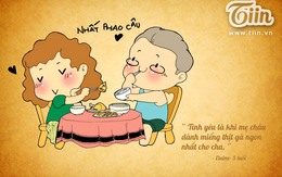 Tranh vui: Tình yêu thú vị trong mắt trẻ thơ