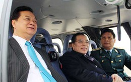 Chuyên cơ bay thành công chở Thủ tướng Nguyễn Tấn Dũng sang Lào