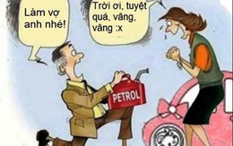 Tranh vui: Tỏ tình bằng... xăng