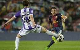 Thắng nhẹ Valladolid, Barcelona tiến gần kỷ lục Real