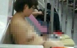 Thiếu nữ khỏa thân trên tàu điện ngầm vì học đòi… Can Lộ Lộ