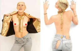 Miley Cyrus bị phát tán ảnh ngực trần