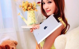 Thiếu nữ nuột nà bên ipad