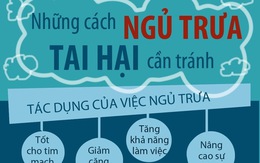 Thói quen ngủ trưa có hại cho sức khỏe