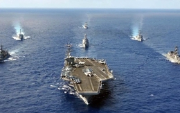 Siêu tàu chiến Mỹ rầm rập kéo đến Hàn Quốc