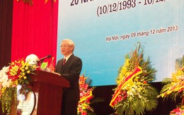TBT Nguyễn Phú Trọng dự lễ kỷ niệm 20 năm Đại học QGHN
