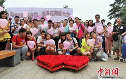 Trung Quốc: 77 đôi tình nhân cùng nhau đón lễ thất tịch