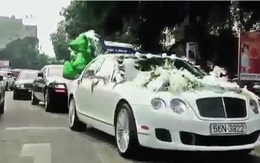 Choáng ngợp đám cưới hot girl toàn siêu xe Rolls-Royce, Bentley, Lexus