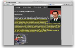 Hacker Syria tấn công website trường ĐH Ngoại Thương