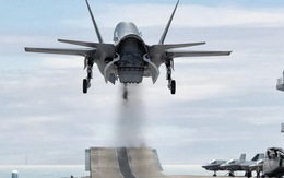 Xem tiêm kích F-35B cất cánh trên tàu sân bay Queen Elizabeth