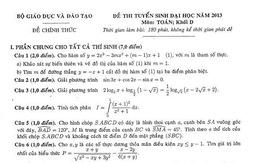 Cư dân mạng bàn luận đề thi toán Khối D: Dễ quá!