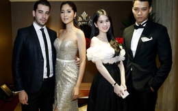 Ngọc Trinh nhỏ xinh bên cạnh Hoa hậu Thái Lan