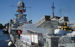 Pháo hạm tàng hình mới nhất Makhachkala gia nhập Hạm đội Caspian