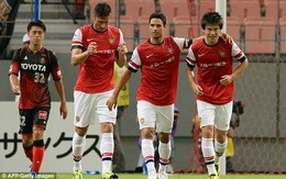 Arsenal tiếp tục đại thắng trên đất Nhật Bản
