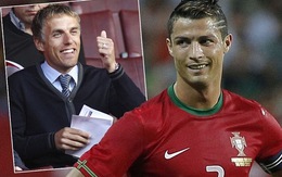 Phil Neville đi xem giò Ronaldo: Ngày về không còn xa!