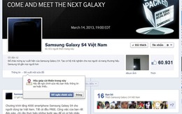 Nhận Galaxy 4 miễn phí từ Facebook: Chỉ là một trò lừa đảo