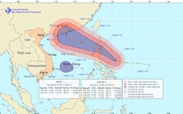 Siêu bão Utor tiến vào biển Đông