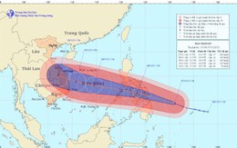 Siêu bão Hải Yến mạnh nhất 10 năm qua hướng vào miền Trung