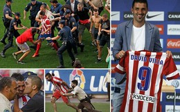 Fan Atletico náo loạn vì David Villa