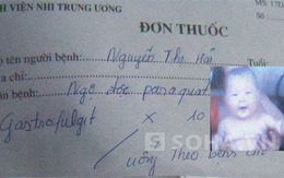 Nghi án mẹ chết, con 1 tuổi nguy kịch vì cùng uống thuốc diệt cỏ