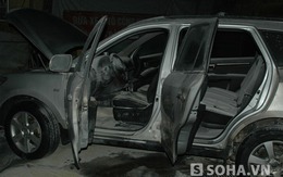 Hà Nội: Một ô tô bốc cháy dữ dội tại cây xăng trên đường Láng