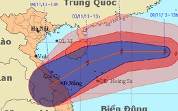 Bão số 12 giật cấp 15 bẻ hướng tiến vào miền Trung