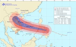 Siêu bão mạnh nhất thế giới đang tiến nhanh vào miền Trung