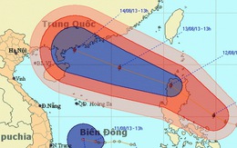 Ảnh hưởng của bão Utor, biển động dữ dội