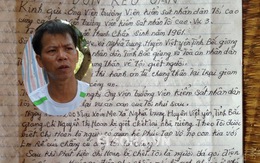 Toàn bộ lá đơn kêu oan đẫm nước mắt của ông Nguyễn Thanh Chấn