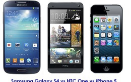 iPhone 5, Galaxy S4 và HTC One: "Mèo nào cắn mỉu nào"