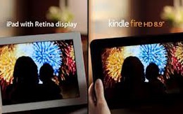 Kindle Fire HD rẻ hơn iPad Retina nhưng chất lượng ngang cơ