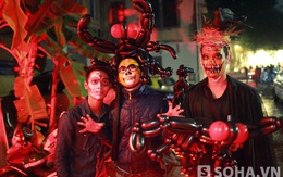 Những hình ảnh rùng rợn của giới trẻ Hà Thành tối Halloween