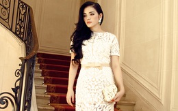 Lý Nhã Kỳ mặc 'cây đồ hiệu' đi dự show thời trang quốc tế