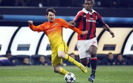 Messi "vô hại" trước hàng thủ AC Milan