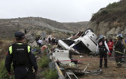 Xe buýt rơi xuống khe núi ở Mexico, 14 người thiệt mạng