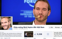 Cộng đồng mạng chào mừng Nick Vujicic đến Việt Nam